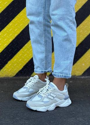 Кроссовки замша