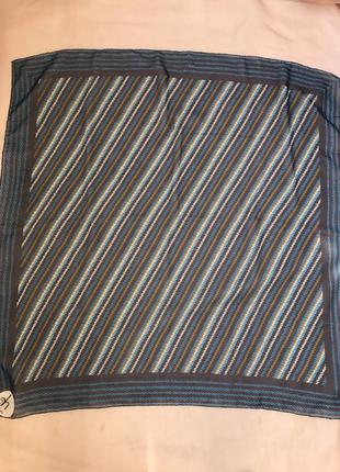 Воздушный шелковый платок из 100 натурального шёлка ah paris, 88x88.5 фото