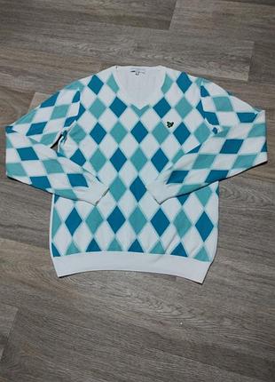 Чоловічий тонкий светр lyle&scott розмір l