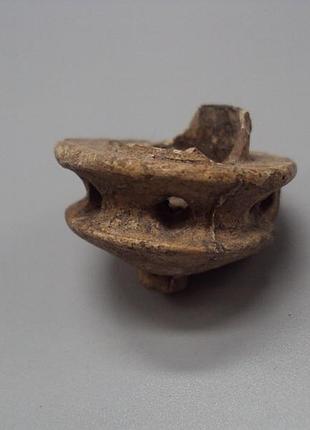 Козацька люлька керамика глина археология деталь козацкая люлька археологическая глина 3,4х2,7 см No18567