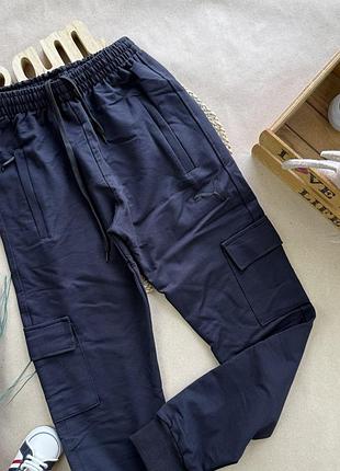 Спортивные штаны пума карманы 152-176