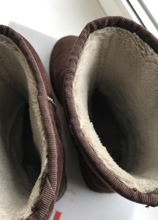 Уги угги чоботи ugg esprit коричневі штучний верх5 фото