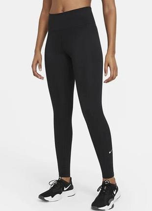Черные лосины nike m