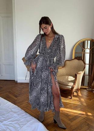 Платье с воланами 7