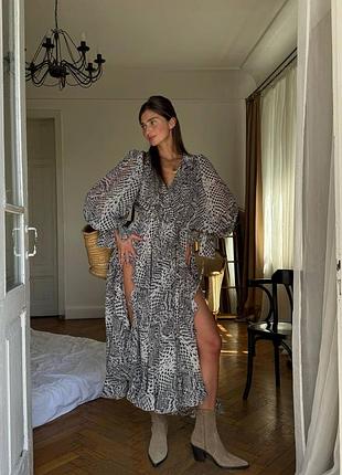 Платье с воланами 6