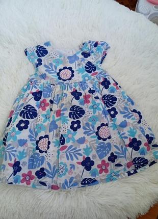 Сукня на 6-9 місяців 74 см плаття на дівчинку