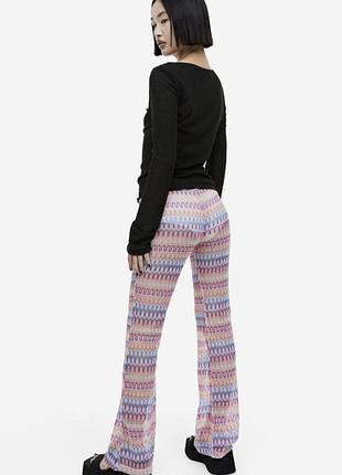 Новые прозрачные брюки клеш h&amp;m.