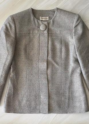 Вінтажний жакет + топ elégance paris