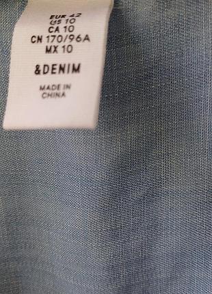 Кардиганная рубашка 42 размер бренд h&amp;m, лиоцелл. 3