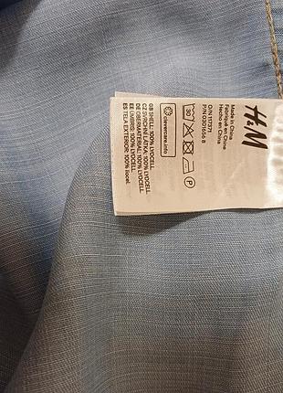 Кардиганная рубашка 42 размер бренд h&amp;m, лиоцелл. 4