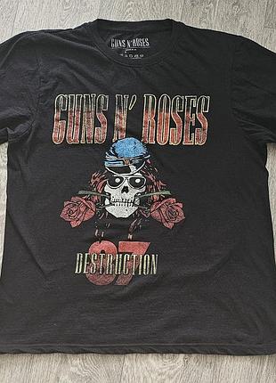 Винтажная футболка guns n'roses.