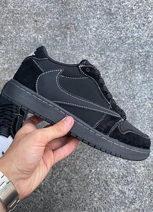 Кроссовки nike travis scott black phantom