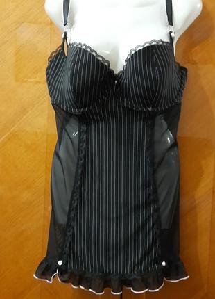Р.38 dd 85 dd ann summers пеньюар  косточки поролон кружево эротика