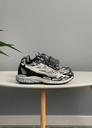 Кроссовки off  white be right back grey black