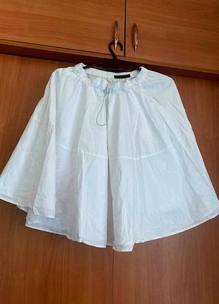 Юбка белая zara