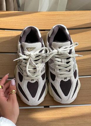 Кросівки new balance 9060 beige/brown