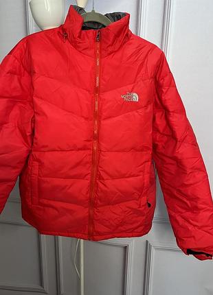 Червона куртка пуховик The North Face, на розмір m-l