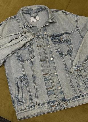 Джинсовка блакитна bershka