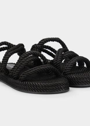 Босоножки женские braska, оригинал, сандалии веревочные, размер 39