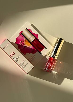 Олія для губ  clarins lip comfort oil міні 1,4мл відтінок 03