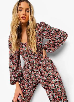 🥰 новий! комбінезон boohoo в квітковий принт