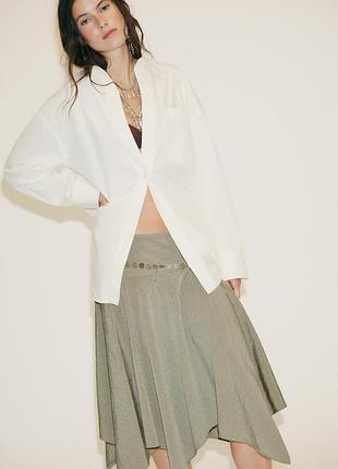 Сорочка біла поплінова zara 2