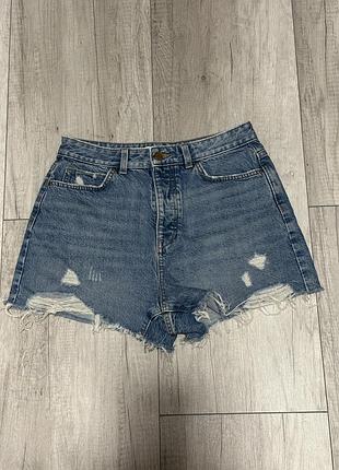 Джинсові шорти zara 38 m s 36