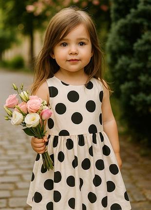 Сукня в горох 2-3 роки (2/2)
