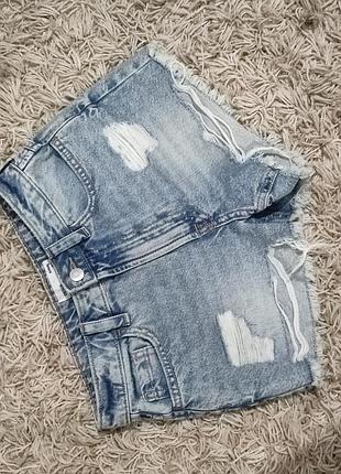Джинсовые шорты sinsay р.32 (xxs)