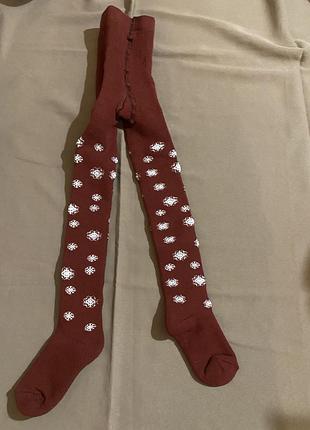 Колготи махрові теплі (уцінка, без упаковки)