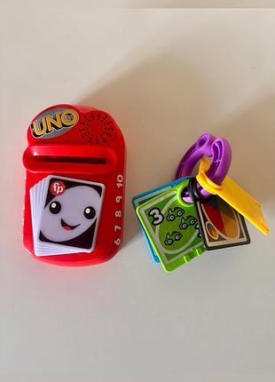 🧠✨ fisher-price laugh & learn: counting and colours uno — іграшка, яка вчить граючись!