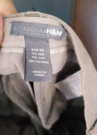 Льняные брюки h&m 6