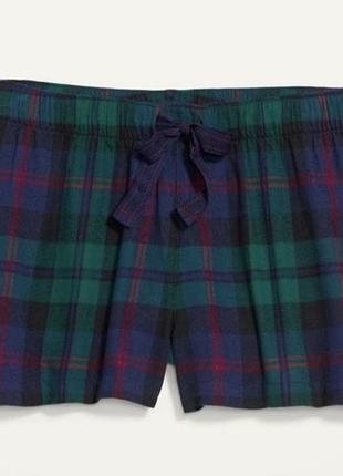 Old navy фланелевые пижамные шорты р.l