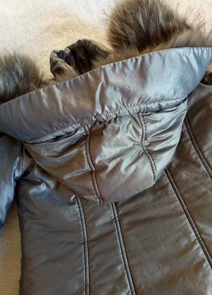 Куртка зимняя металлик shuoying р. 46-4810 фото