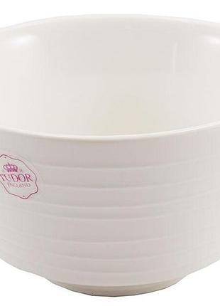 Салатник фарфоровый interos tudor круглый белый 12 см (tu2115-1)