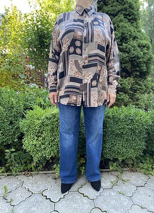 Чоловіча вінтажна сорочка з натурального шовку la garage paris