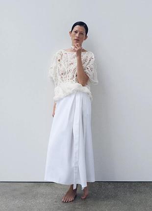 Асимметричная юбка-миди zw collection