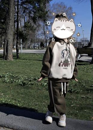 Костюм теплий для дівчинки