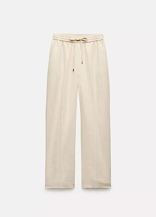 Жіночі лляні штани zara 2046/939 оригінал