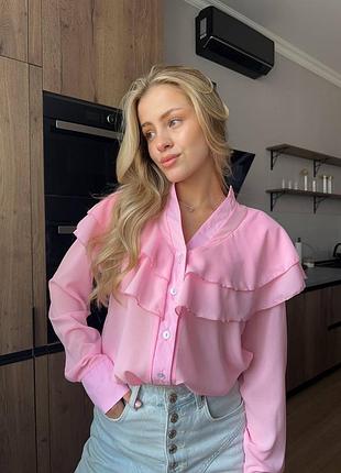 Блуза з креп-шифону