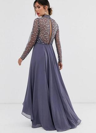 Сукня вечірня максі з камінням