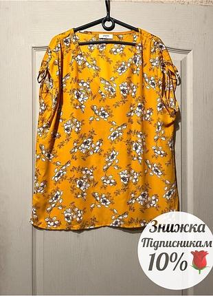 Яркая блузка в цветы 56-58 (15)