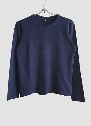 Бавовняний лонгслів джемпер светр / хлопковый лонгслив джемпер свитер Polo Vintage Noir L р. м