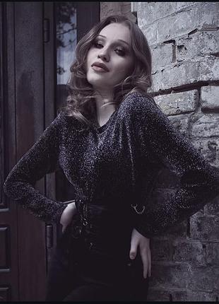 Блискуча кофта h&m xs 3