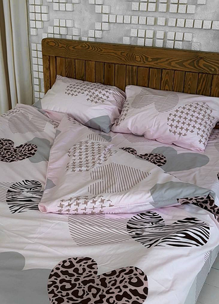 Постільна білизна, євро комплект постільної білизни, тканина бязь