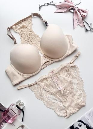 Комплект victoria’s secret набор набір білизна вікторія сікрет белье виктория сикрет бюст