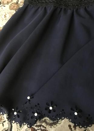 Спідничка знизу у бусінки на дівчинку