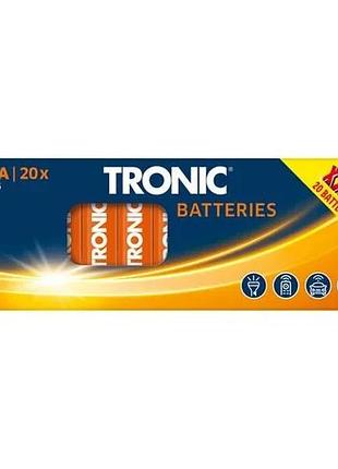 🔋 батарейки tronic alkaline aa lr6 1,5v - 20 шт