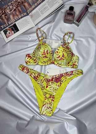 Купальник раздельный 75 а + м от hunkemoller marrakesh push up