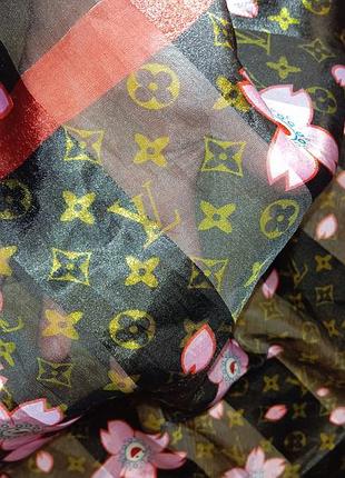 Винтаж на платок, платье, шарф